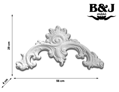 Gipsz kiegészítő, gipsz stukkó - H14