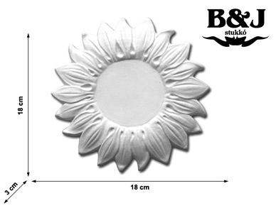 Gipsz kiegészítő, gipsz stukkó - H44