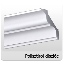 Kültéri és beltéri polisztirol díszléc